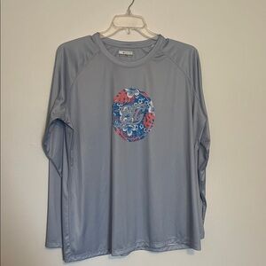 Columbia PFG Long Sleeve Tee Woman's Plus Size 2X